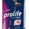 prolife dog grain free adult sensitive mini 2kg pork&potato zpd.35331