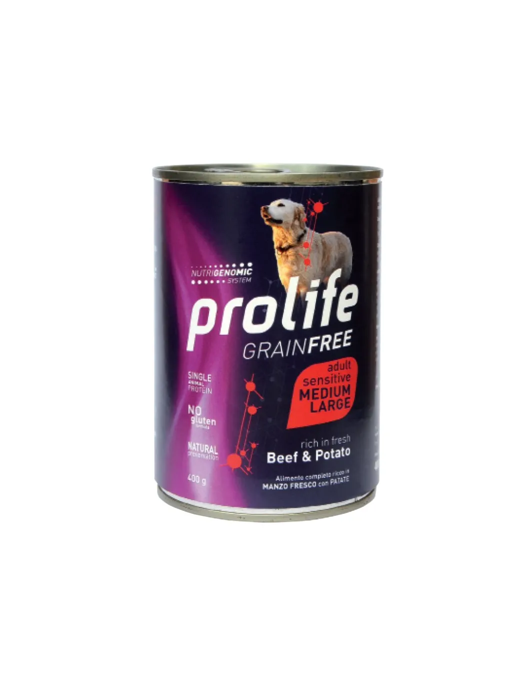 prolife_dog_grain_free_ad_0-22.webp prolife dog grain free adult medium/large 400gr beef&potato zpu.39742