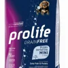 prolife dog grain free puppy sensitive mini 2kg sole fish&potato zpd.35287