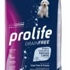 prolife dog grain free puppy sensitive medium large 10kg sole fish&potato zpd.35317