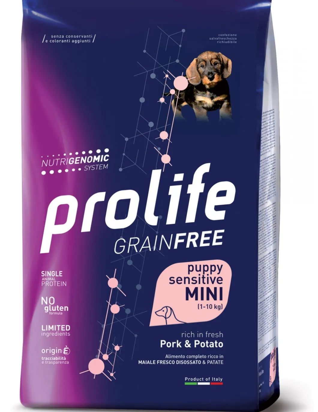 prolife_dog_grainfree_pup_0.webp prolife dog grainfree puppy sensitive mini 600gr pork&potato zpd.42414