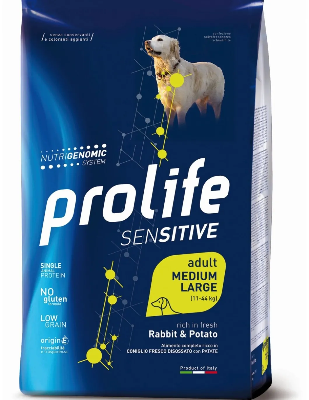 prolife_dog_sensitive_adu_0-11.webp prolife dog sensitive adult medium/large 10kg rabbit & potato zpd.35218