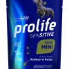 prolife dog sensitive adult mini busta 100gr reindeer&potato zpu.39674