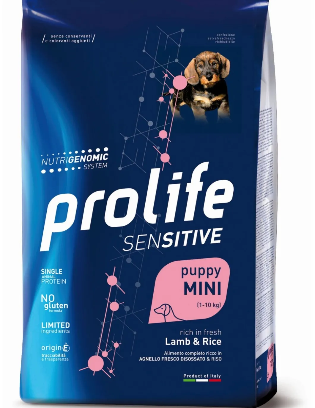 prolife_dog_sensitive_pup_0-2.webp prolife dog sensitive puppy mini 600gr lamb&rice zpd.35126