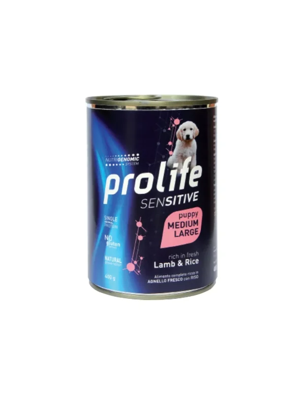 prolife dog sensitive puppy medium/large 400gr lamb&rice zpu.39629