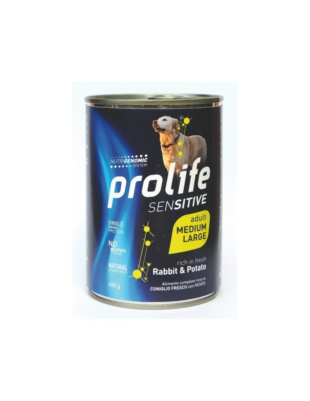 prolife_dog_sensivite_gr__0.webp prolife dog sensivite 400gr adult medium/large rabbit&potato zpu.39681