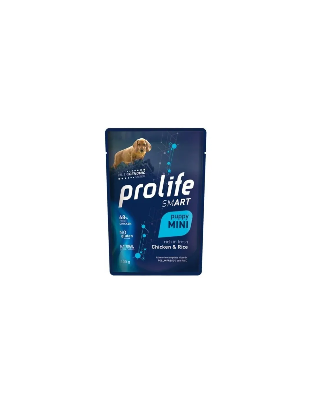 prolife_dog_smart_puppy_m_0-3.webp prolife dog smart puppy mini busta 100gr chicken&rice zpu.39315