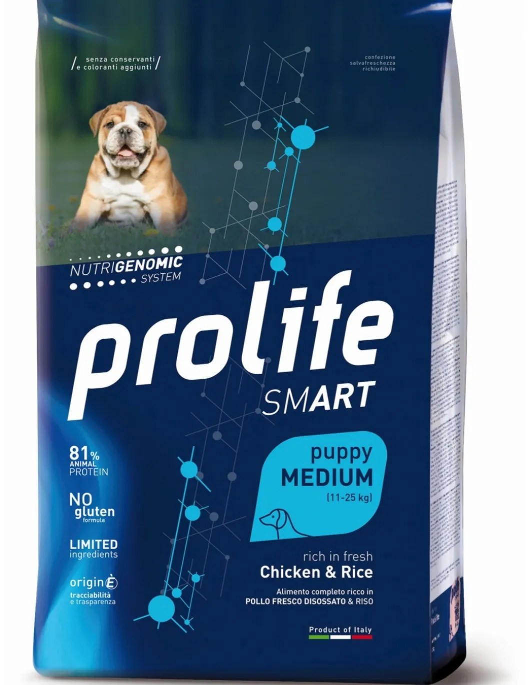 prolife_dog_smart_puppy_m_0.webp prolife dog smart puppy medium 10kg chicken&rice zpd.34570
