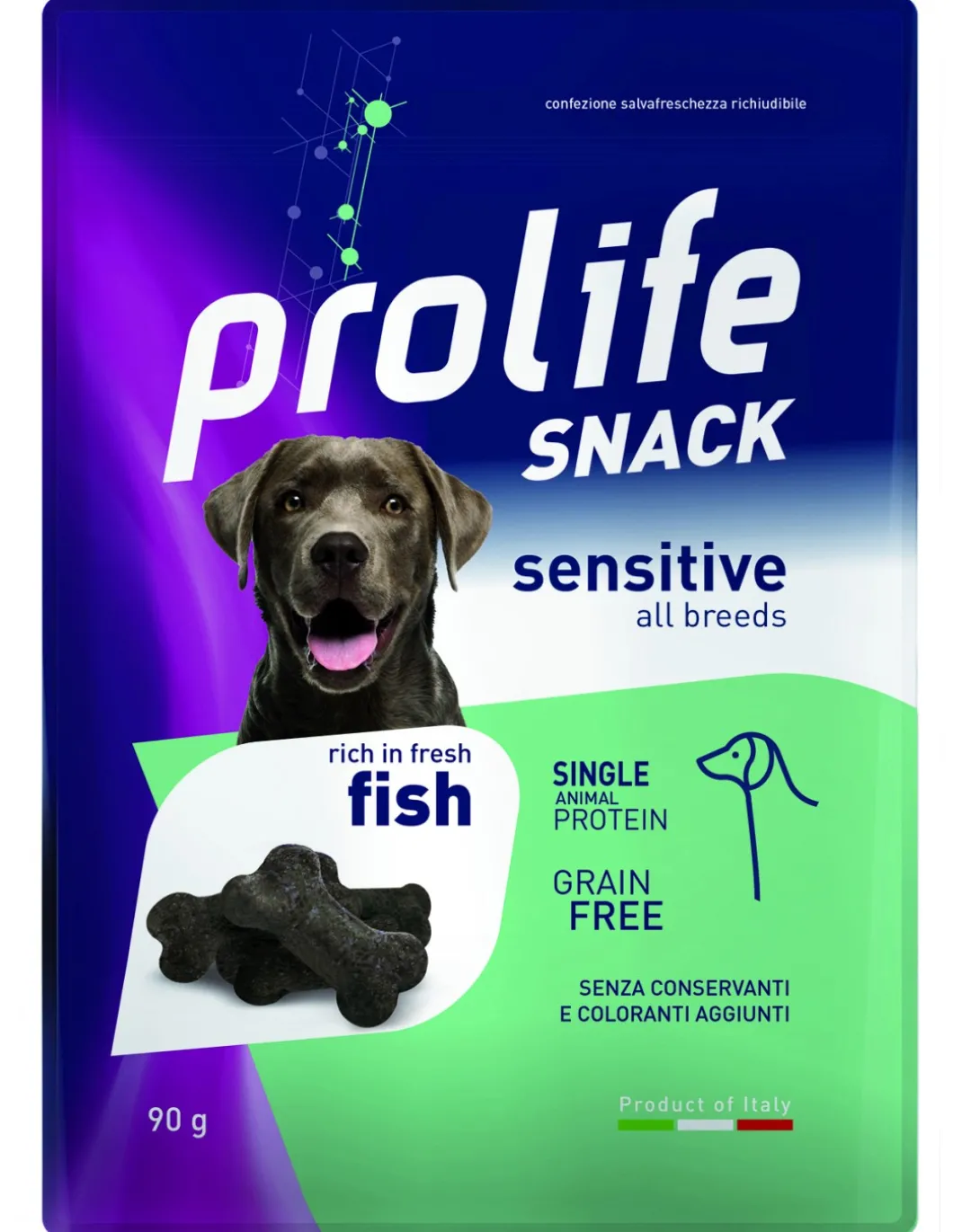 prolife_dog_snack_gr_sens_0-1.webp prolife dog snack 90gr sensitive monoproteico grain free con pesce fresco zps.42506
