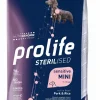 prolife dog sterilised sensitive adult mini 600gr pork&rice zpd.34976