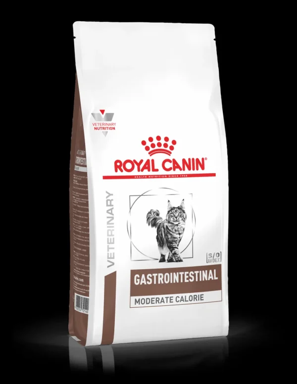 royal cat diet dry gastro intestinal moderate calorie 400g vhn4112