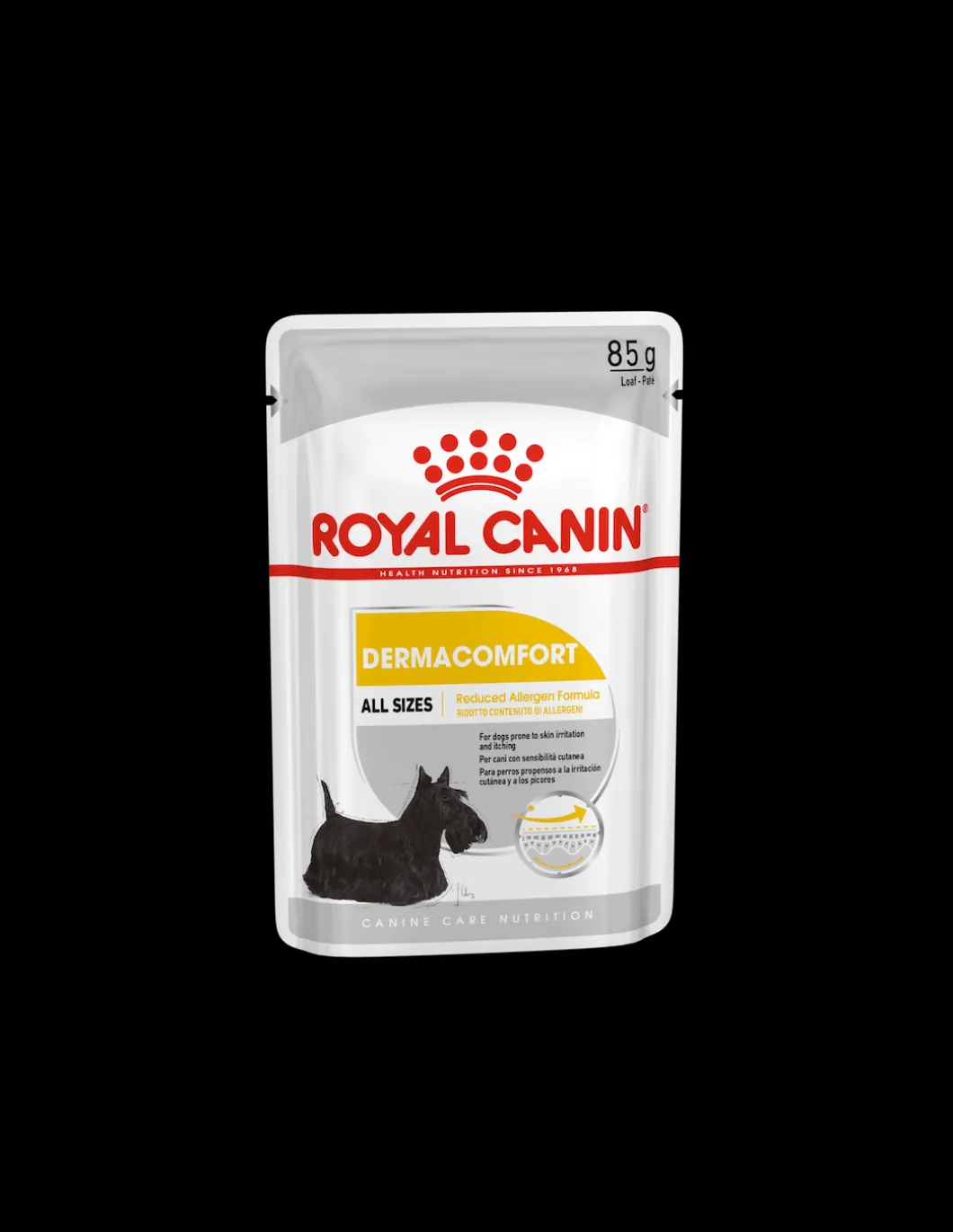 royal_dog_wet_adult_derma_0.webp royal dog wet adult dermacomfort loaf/pate' 85gr ccnwet6060