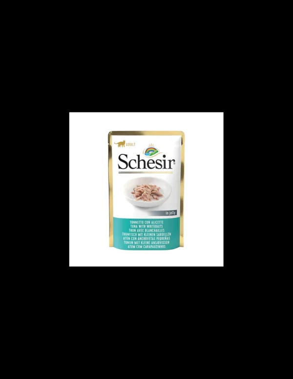 schesir cat 85gr busta ocean tonnetto con alicette in jelly 01064662
