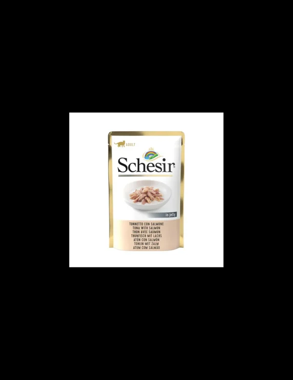 schesir cat 85gr busta ocean tonnetto con salmone in jelly 01070113