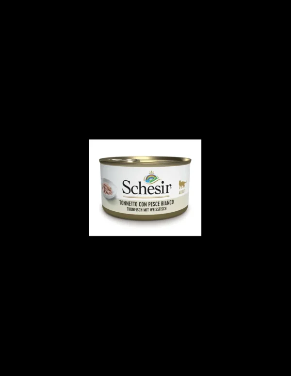 schesir cat 85gr lattina ocean tonnetto con pesce bianco