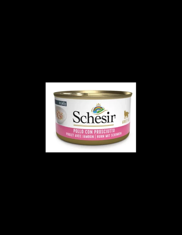 schesir cat 85gr lattina pollo con prosciutto 01074042