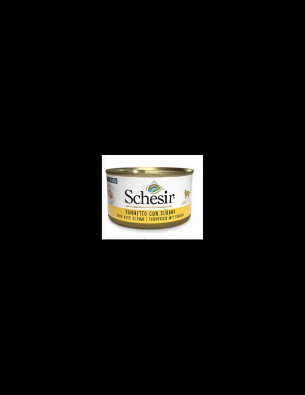 schesir cat 85gr lattina tonnetto con surimi 01074011