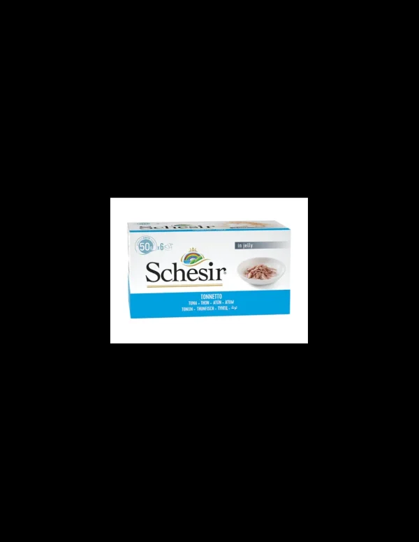 schesir cat 6x50gr multipack lattina tonnetto al naturale natural soft jelly 01064138
