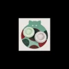 set pappa gatto 2 e.t. piccole tortora e verde + sottociotola irv0121to