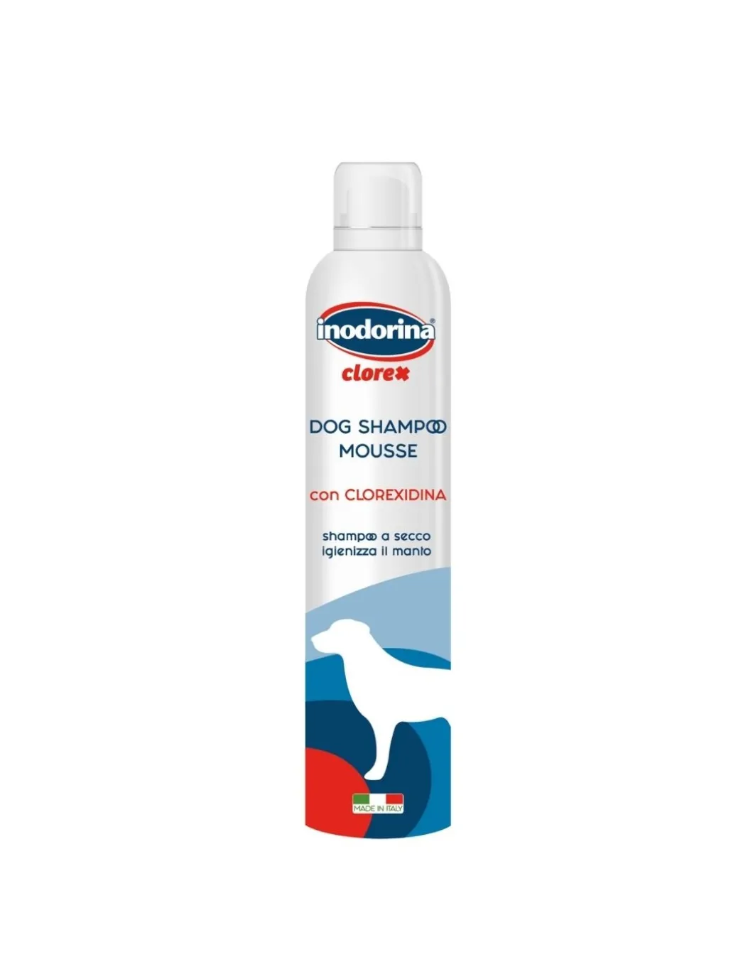 shampoo_inodorina_clorex__0.webp shampoo inodorina clorex mousse a secco con clorexidina 300ml 240.0020.005