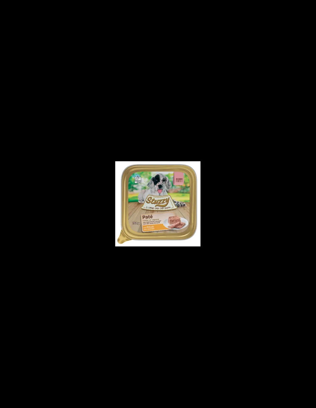 stuzzy_dog_vaschetta_gr_p_0.webp stuzzy dog vaschetta 150gr puppy pate pollo 02031000