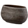 tarvisium cassetta ovale wood 39cm grigio gg17012