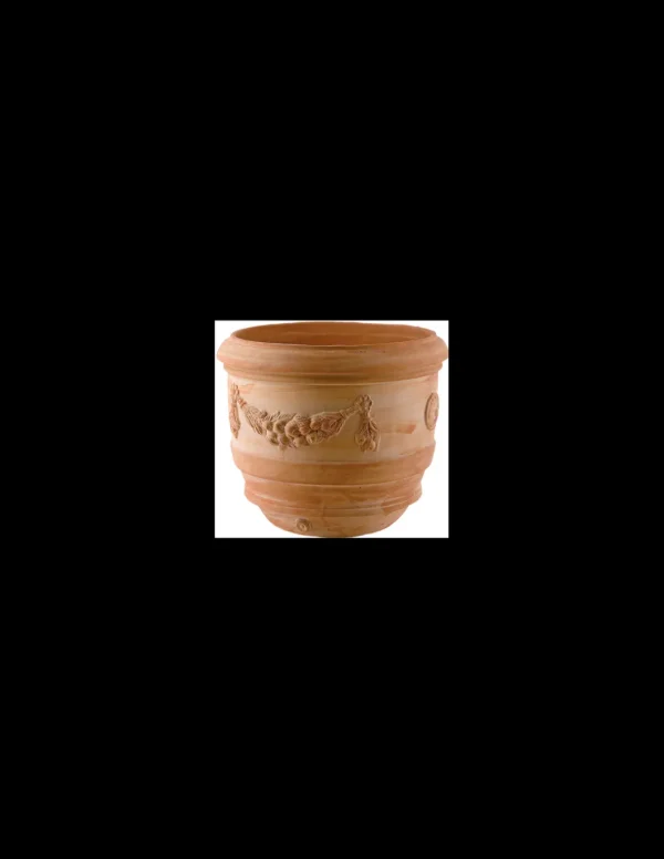 tarvisium vaso a barile festonato 30cm 541300