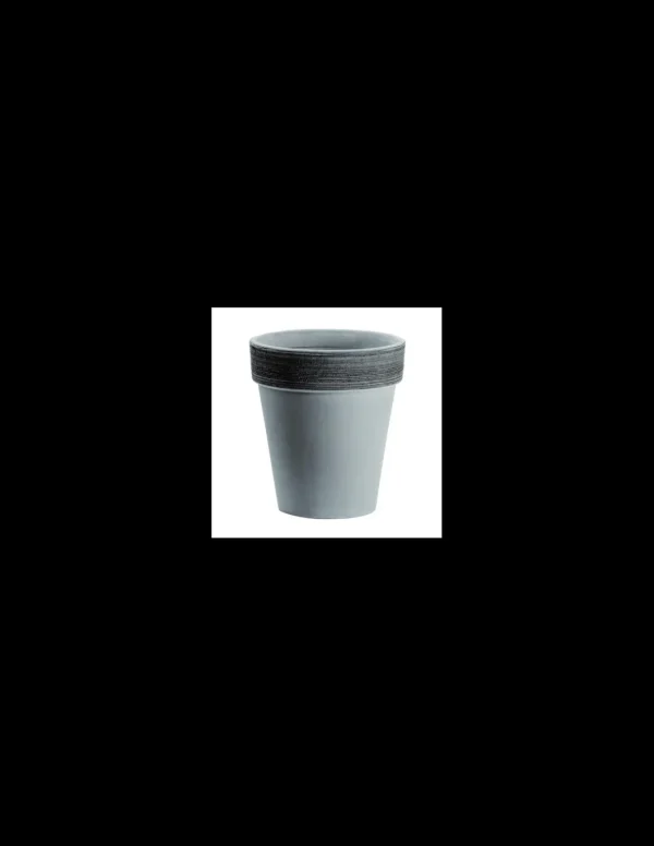 tarvisium vaso alto graffiato greige 36cm 9603643
