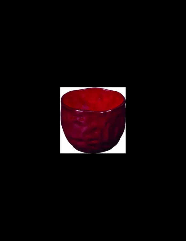 tarvisium vaso cachepot roccia 15cm rosso ji4027153