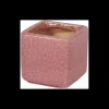 tarvisium vaso cubo estia rosa vintage 8cm