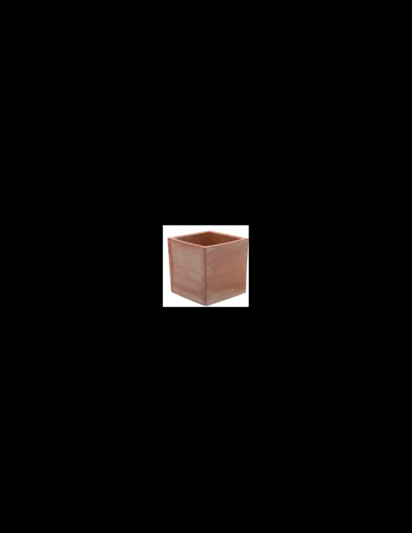 tarvisium vaso cubo moderne 20cm