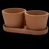 tarvisium vaso duo rotondo 30cm 505002