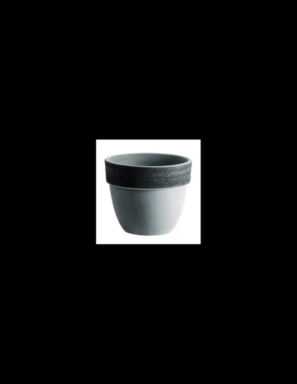 tarvisium vaso patavium graffiato greige 25cm