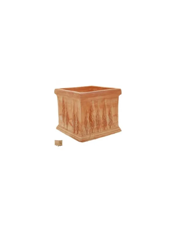 tarvisium vaso quadro cipressi galestro 18cm