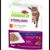 trainer natural cat adult flow pack steril. tacchino 85grx4