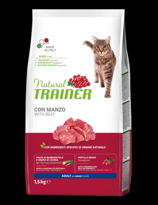 trainer natural cat 300gr adult manzo