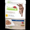 trainer natural cat 85gr busta hairball pollo