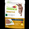 trainer natural cat 85gr busta sensitive agnello