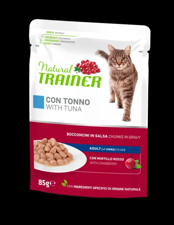 trainer natural cat 85gr busta adult tonno