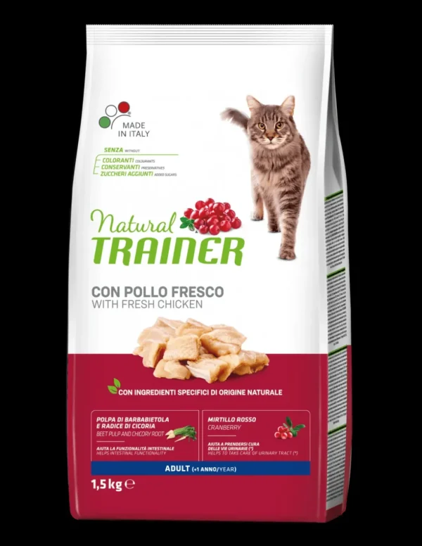trainer natural cat 1,5kg adult pollo