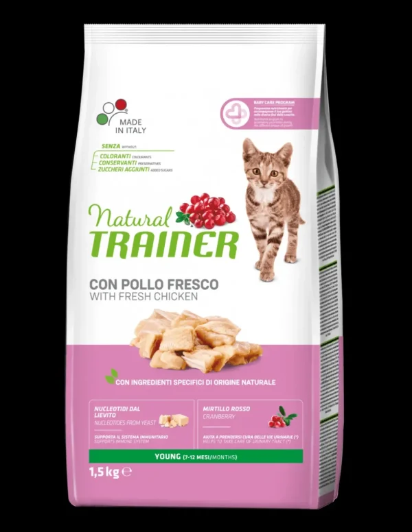 trainer natural cat 1,5kg young cat