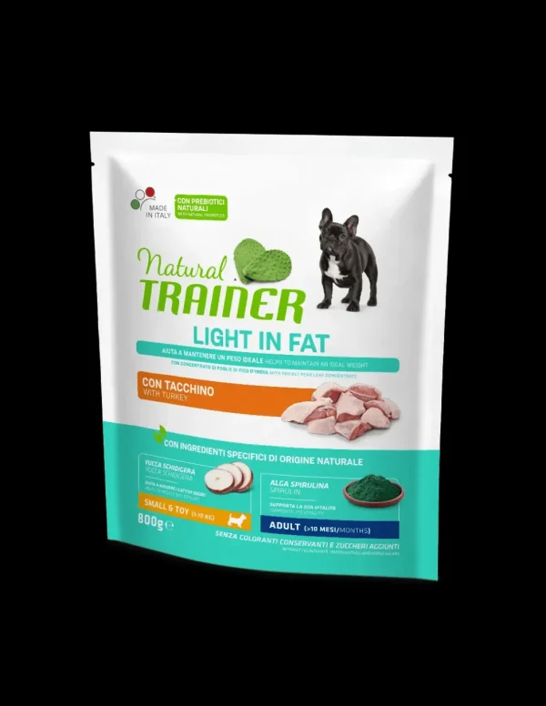 trainer natural dog 800gr small&toy ideal weight carni bianche