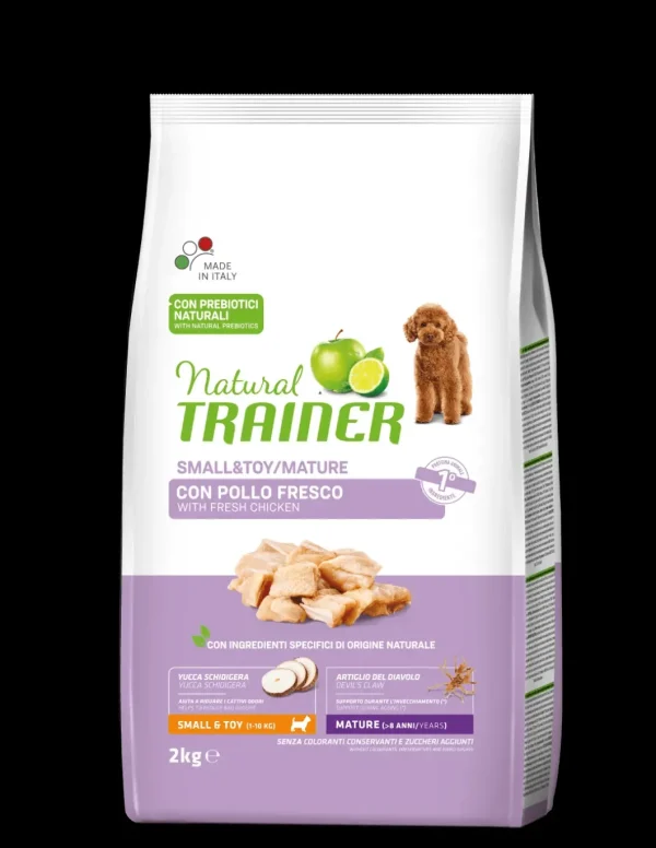trainer natural dog 2kg small&toy maturity pollo