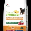 trainer natural sensitive dog 3kg med/maxi ad agnello cereali