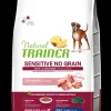 trainer natural sensitive no grain dog 3kg ad med/maxi con maiale e patate