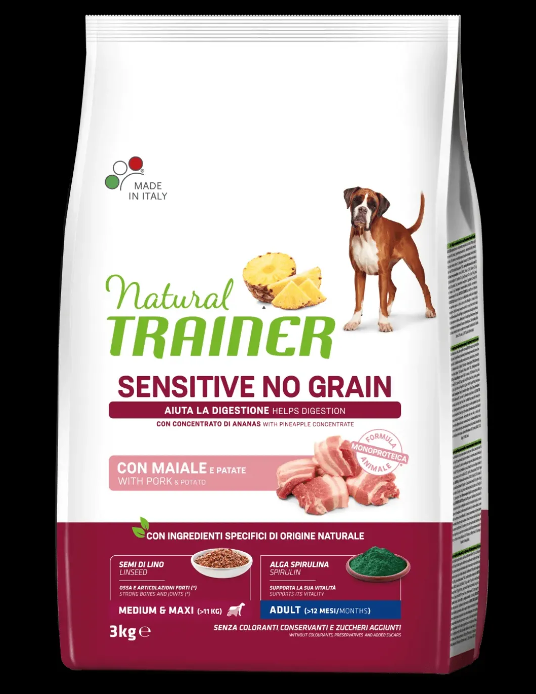 trainer_natural_sensitive_0-6.webp trainer natural sensitive no grain dog 3kg ad med/maxi con maiale e patate