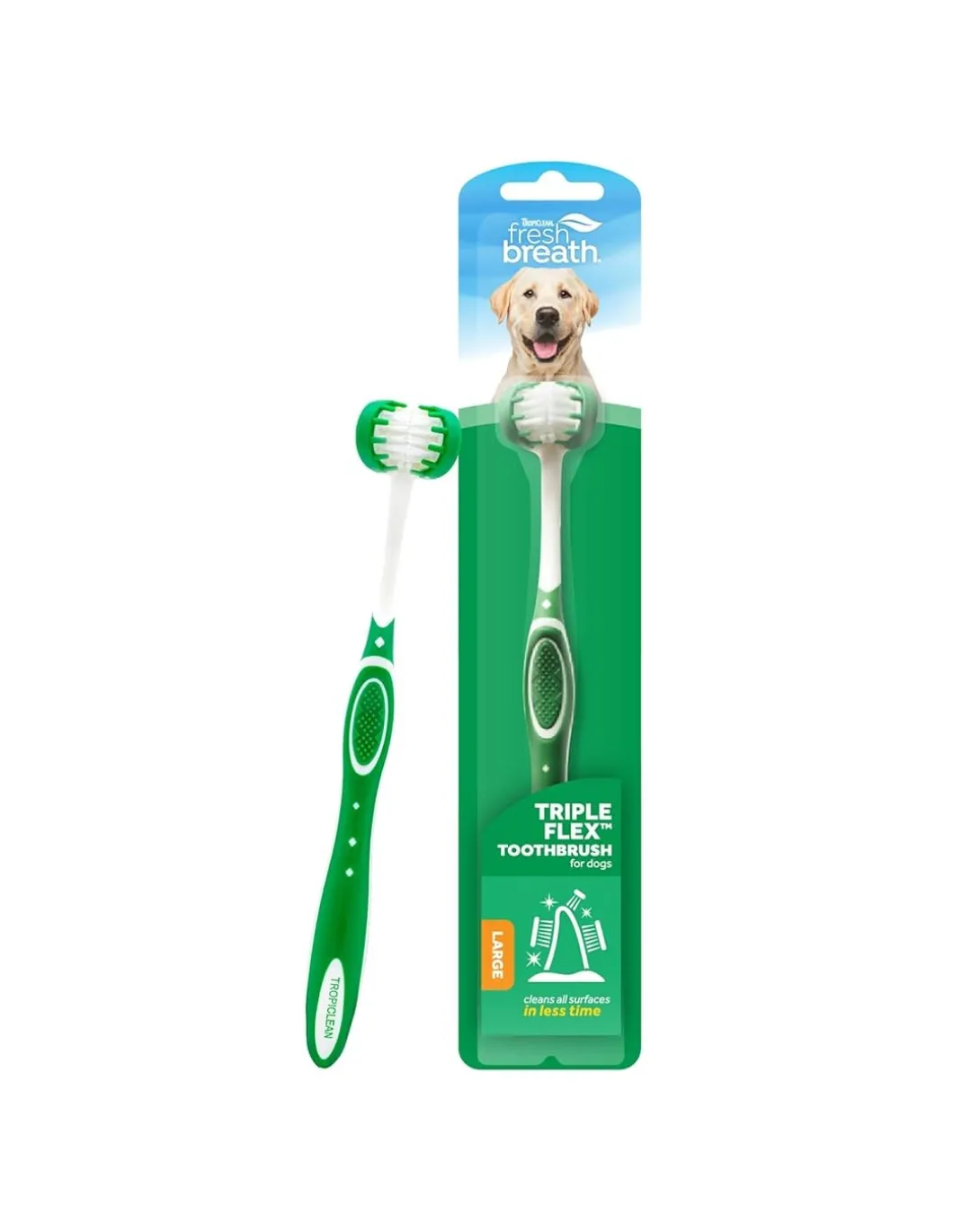 tropiclean_fresh_breath_s_0-1.webp tropiclean fresh breath spazzolino triple flex medium/large 002166