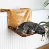 tx4322 cat amaca per gatti de luxe marrone 45x24x31cm
