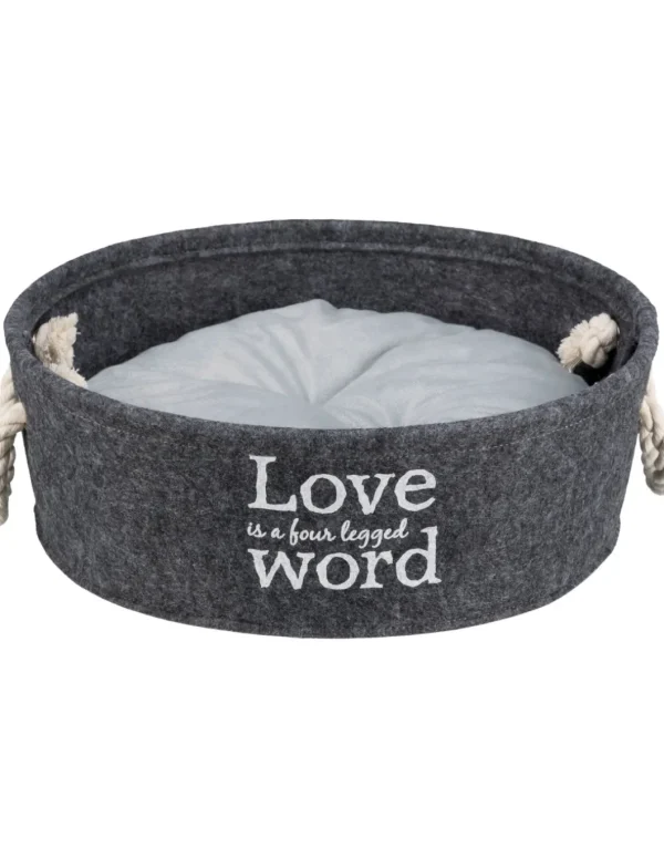 tx38395 cat cuccia lian 37cm grigio
