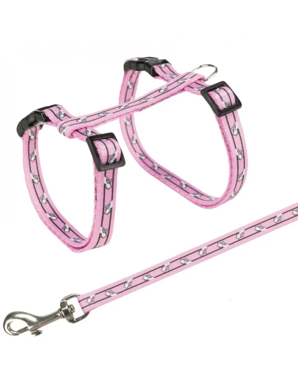 tx4142 cat parure per gatti in nylon con motivi